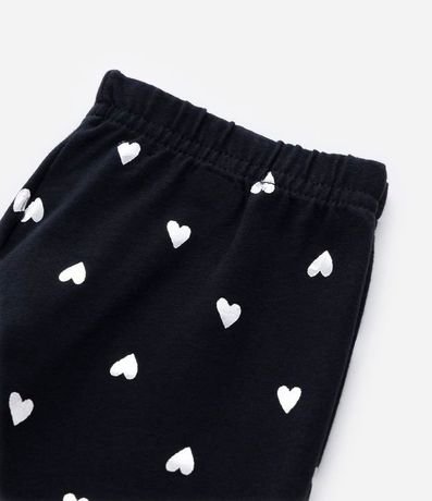 Pantalón Legging Infantil con Estampa de Corazones - Talle 5 a 14 años 5
