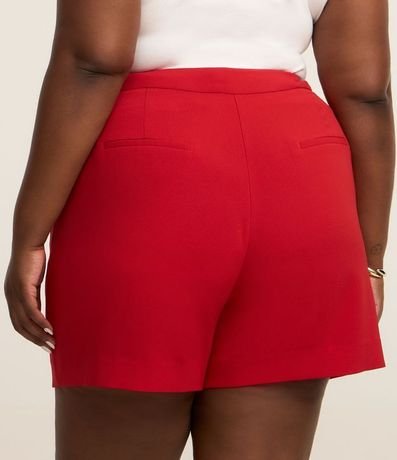 Bermuda en Crepé con Botones en los Bolsillos Curve & Plus Size 3