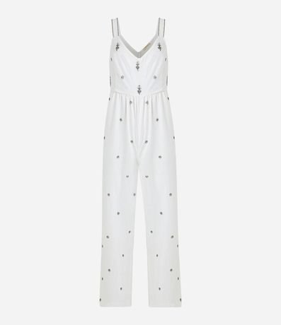 Mono sin Manga en Tricolina con Abalorios Bordados 5