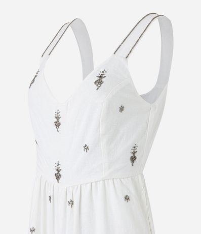 Mono sin Manga en Tricolina con Abalorios Bordados 6