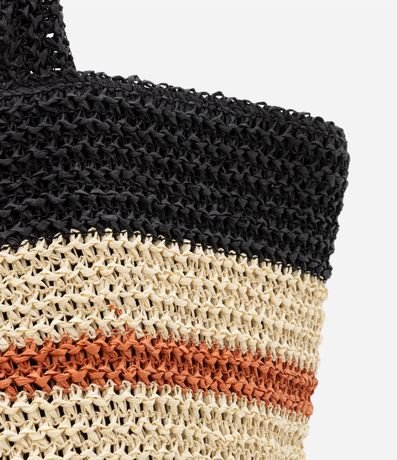 Bolso de Playa en Palha Rayada 5