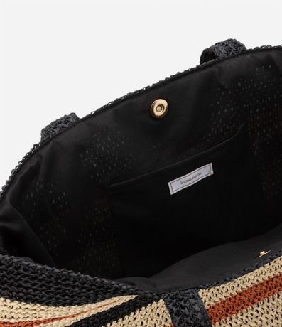 Bolso de Playa en Palha Rayada 6