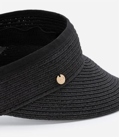 Visera de Playa en Paja con Velcro y Texturas 5