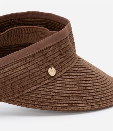 Visera de Playa en Paja con Velcro y Texturas 5