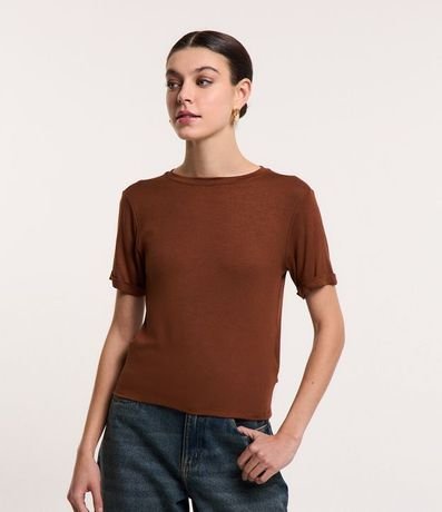 Blusa en Viscosa con Manga Plegada 5