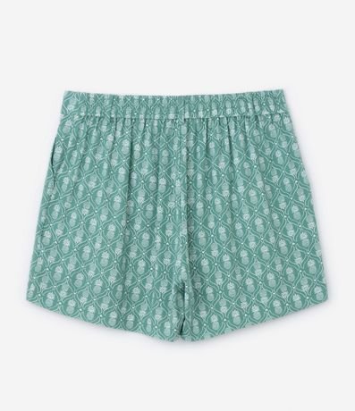 Short Corto en Viscolino con Estampa Piña Curve & Plus Size 6