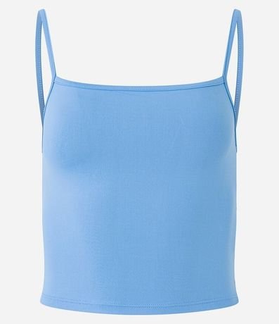 Top Cropped de Poliamida con Breteles Finos 5