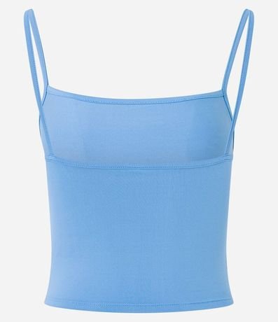 Top Cropped de Poliamida con Breteles Finos 6