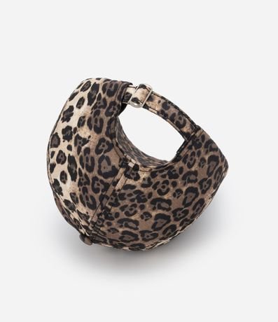 Gorra Aba Curva en Sarga Estampa Animal Print Leopardo 4