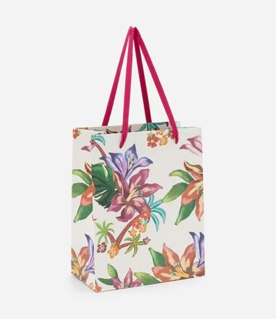 Embalaje de Regalo Pequeña con Estampa Floral