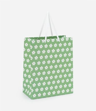 Embalaje de Regalo Mediana con Estampado de Flores