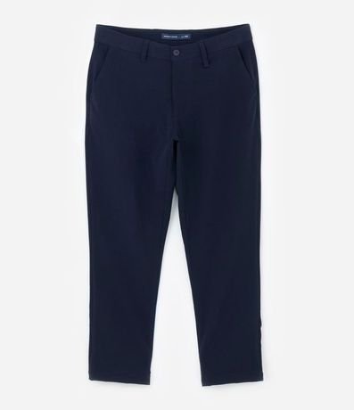 Pantalón Básica Slim Cropped Sastrería con Elastano