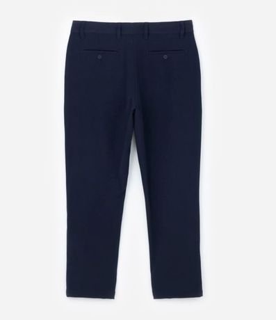 Pantalón Básica Slim Cropped Sastrería con Elastano 6
