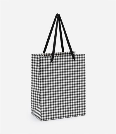 Embalaje de Regalo Pequeña con Estampado de Cuadros