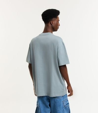 Remera Relaxed en Algodón con Efecto Grueso 3