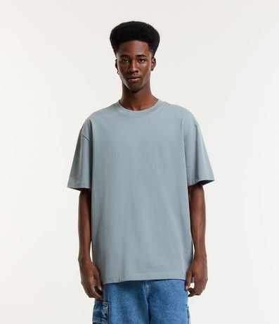 Remera Relaxed en Algodón con Efecto Grueso 4