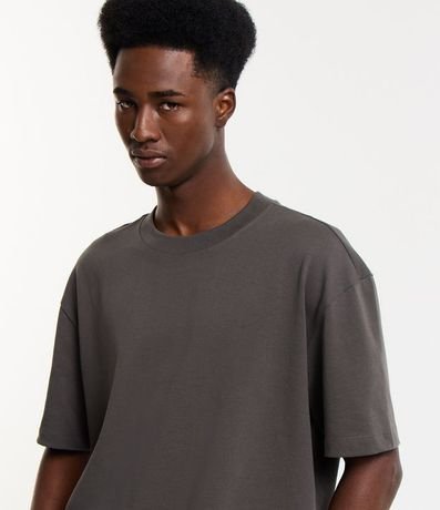 Remera Relaxed en Algodón con Efecto Grueso 4