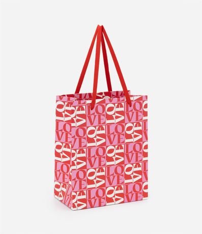 Embalaje de Regalo Pequeño con Estampa Love