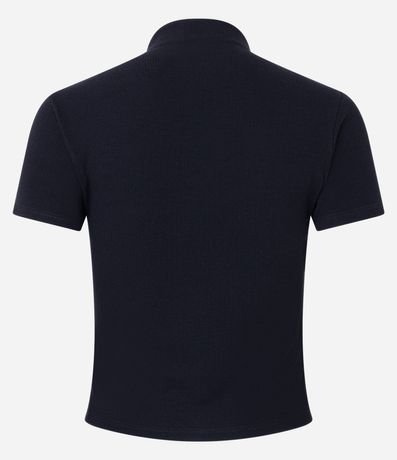 Blusa en Rib con Cuello Alto 6