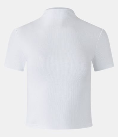 Blusa en Rib con Cuello Alto 3