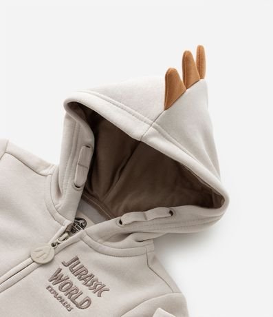 Campera Infantil Calentita con Cretas y Bordado Jurassic World - Talle 1 a 5 años 4