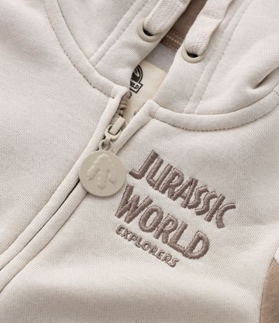 Campera Infantil Calentita con Cretas y Bordado Jurassic World - Talle 1 a 5 años 7