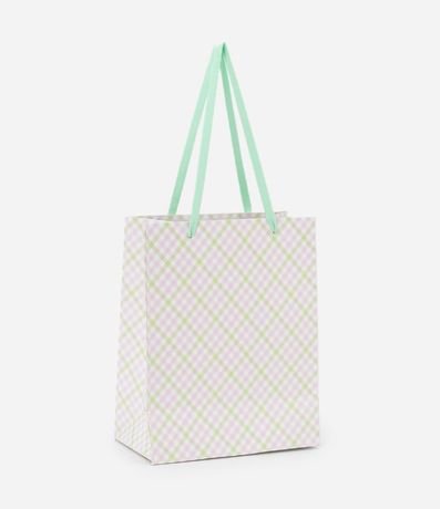 Embalaje de Regalo Pequeño con Estampa de Cuadros