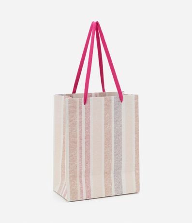Embalaje de Regalo Pequeño con Estampa de Rayas Irregulares