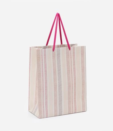 Embalaje de Regalo Mediano con Estampa de Rayas Irregulares