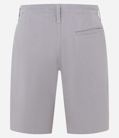 Bermuda Slim Sastrería en Sarga con Bolsillos 8