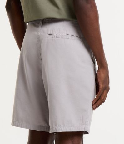 Bermuda Slim Sastrería en Sarga con Bolsillos 4