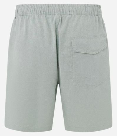 Bermuda Texturizada con Cintura Elástica y Cordón para Ajuste 7