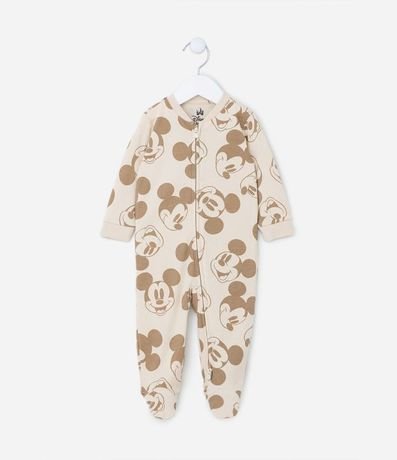 Enterito Infantil en Suedine con Estampa de Mickey  - Talle 0 a 18 meses 2