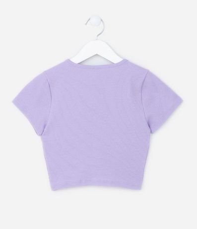 Blusa Cropped Infantil con Fruncido Delantero - Talle 5 a 14 años 2