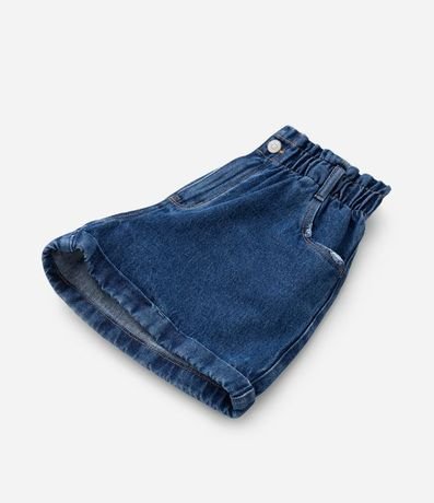 Short Clochard Infantil en Jeans con Bajo Plegado - Talle 5 a 14 años 4