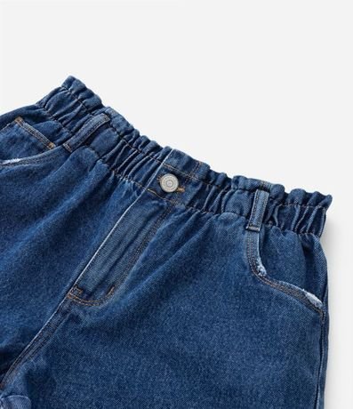 Short Clochard Infantil en Jeans con Bajo Plegado - Talle 5 a 14 años 5