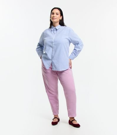 Camisa en Ana Ruga Rayada Curve & Plus Size 2