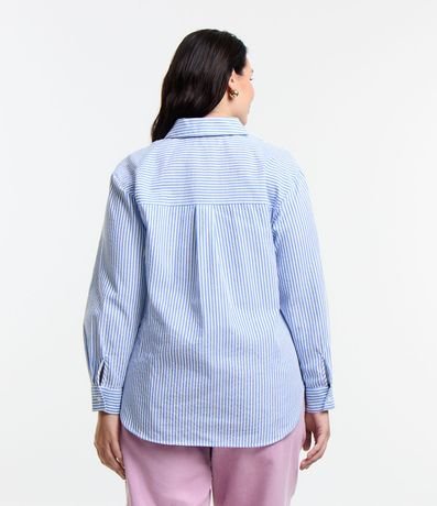 Camisa en Ana Ruga Rayada Curve & Plus Size 3