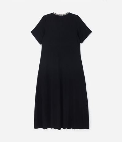 Vestido Midi en Crepé con Cuello de Punto Curve & Plus Size 6