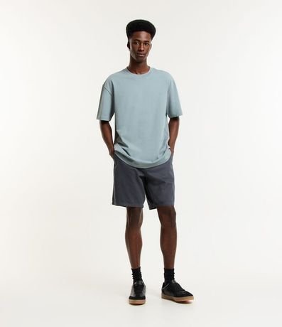 Bermuda Slim Sastrería en Sarga con Bolsillos 1