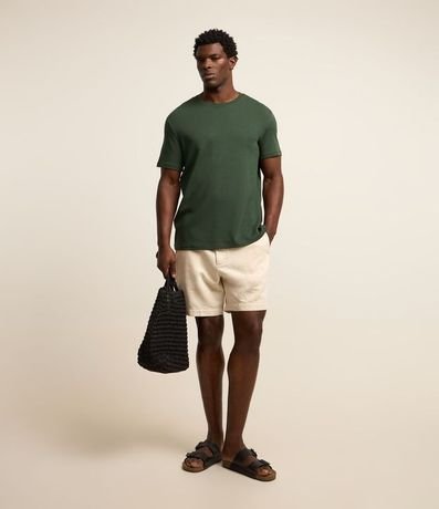 Remera Regular en Algodón Manga Corta 2