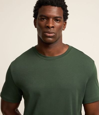 Remera Regular en Algodón Manga Corta 3