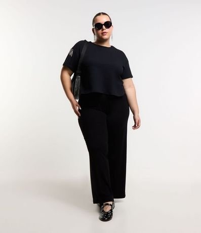 Pantalón Pantalona en Crepé Curve & Plus Size