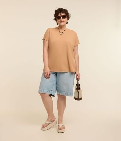 Blusa en Ribana sin Sisa Curve & Plus Size 2