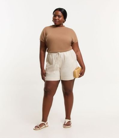 Blusa en Ribana sin Sisa Curve & Plus Size 2