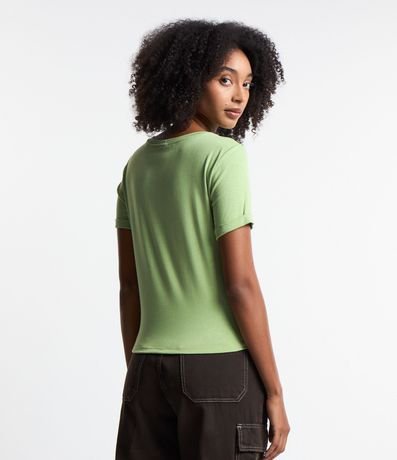 Blusa Básica en Viscosa con Manga Dobrada 4