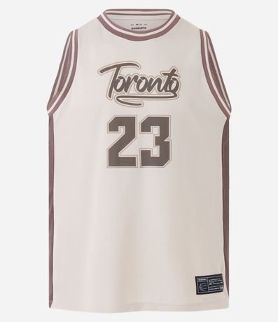 Musculosa Deportiva Baloncesto Tecnología Dry con Estampa Toronto 6