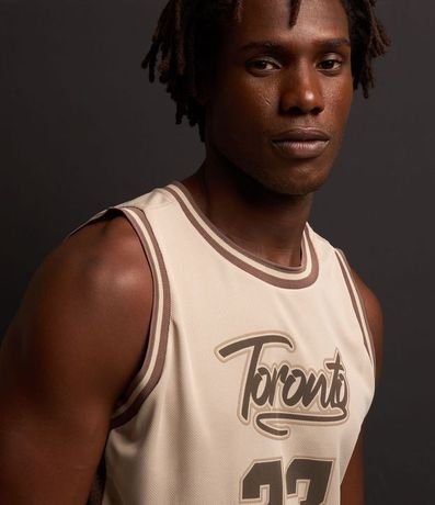 Musculosa Deportiva Baloncesto Tecnología Dry con Estampa Toronto 3