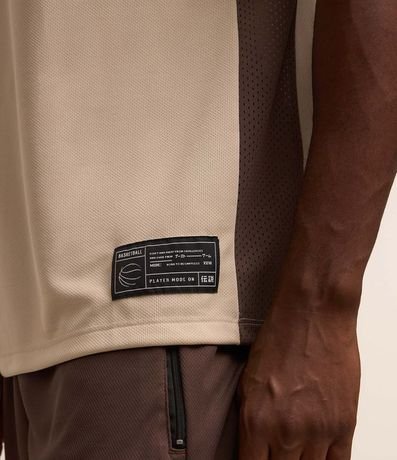 Musculosa Deportiva Baloncesto Tecnología Dry con Estampa Toronto 4