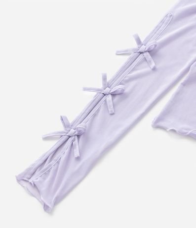 Blusa Infantil con Sobreposición y Moña en las Mangas - Talle 5 a 14 años 5